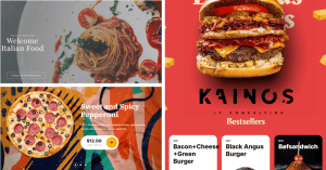 Página web para restaurantes o bares